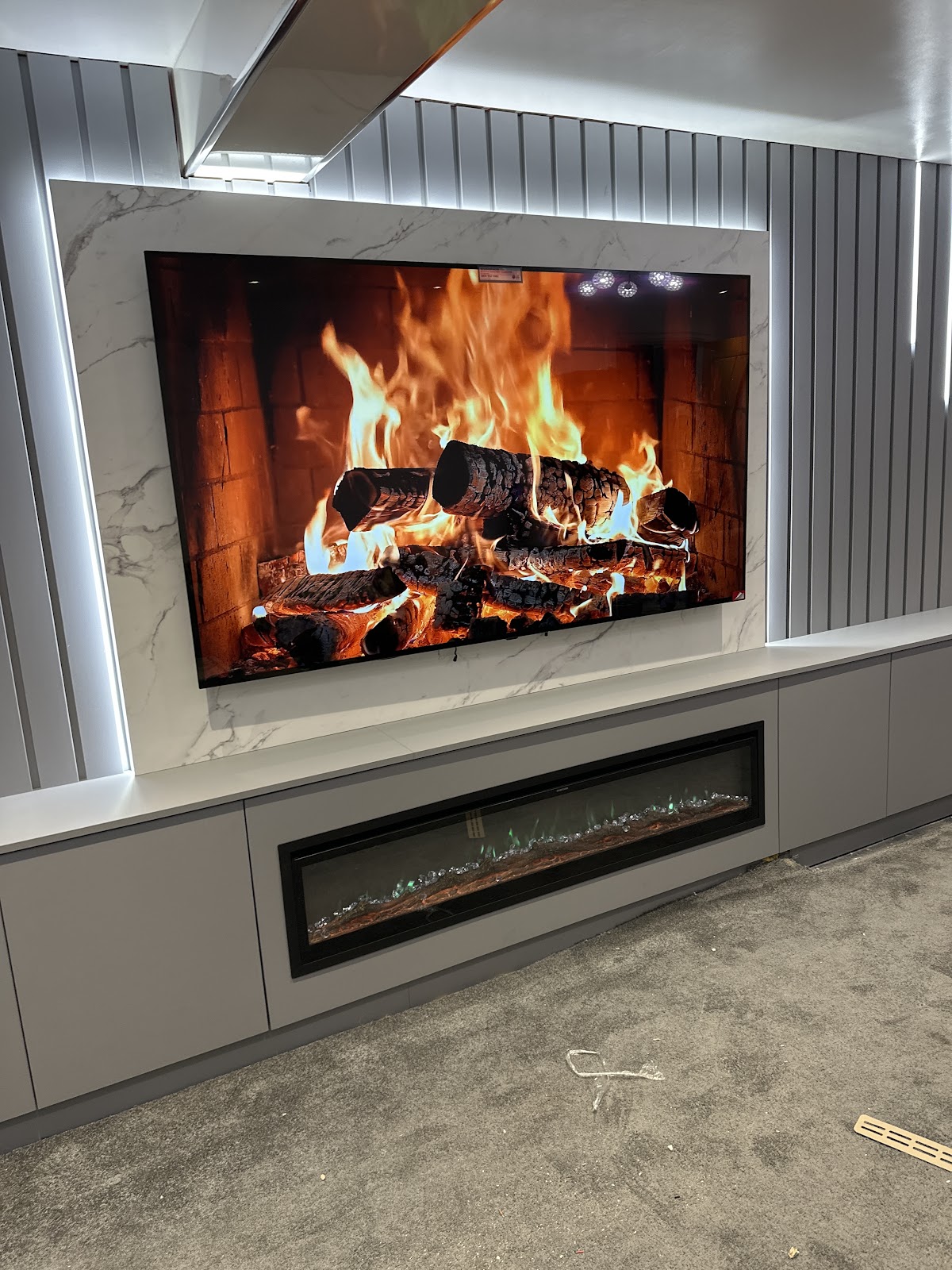 Media wall and bespoke joinery